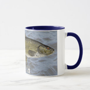 Tasse Poisson d'eau douce de tanches, avec le fond