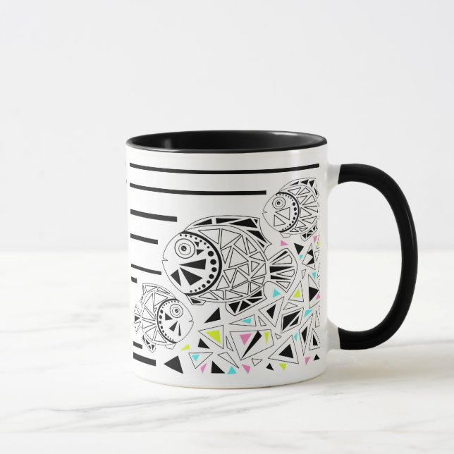 Tasse Poisson. Horoscope. (Droite)