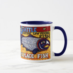Tasse Poissons de place de Pike