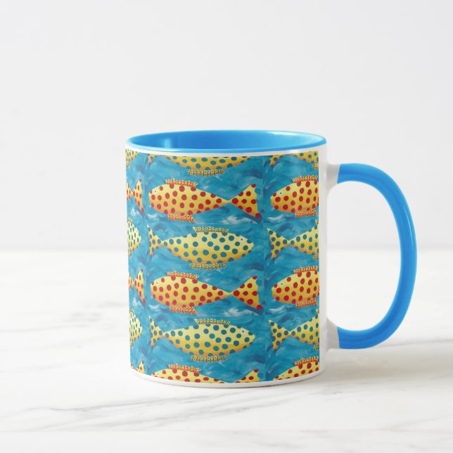 Tasse Poissons en pot (Droite)
