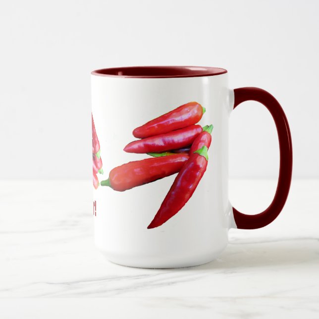 Tasse Poivrons de piment fort (Droite)