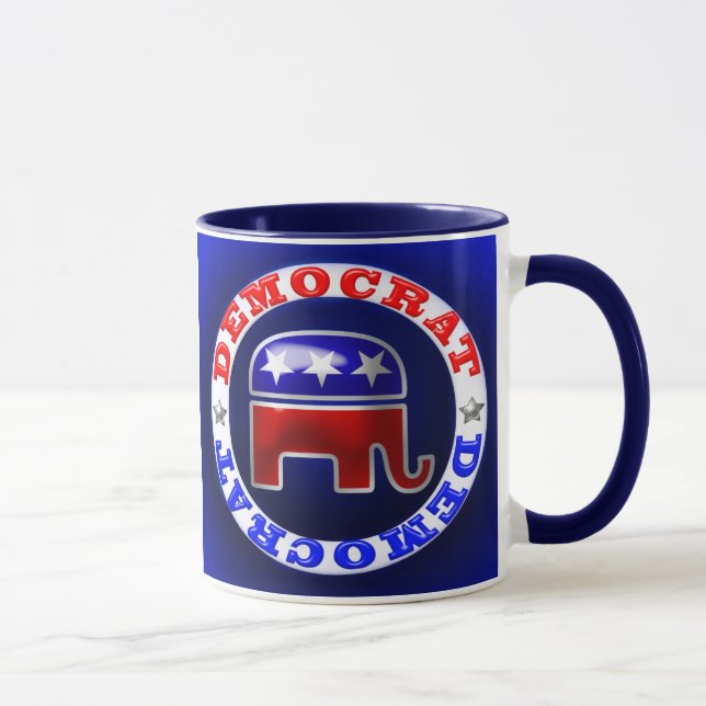 Tasse politique de Démocrate (Droite)