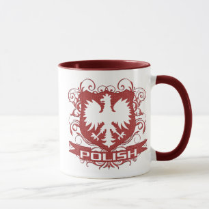 Tasse polonaise de crête d'Eagle