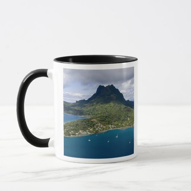 Tasse Polynésie française, Bora Bora. Vue aérienne de (Gauche)