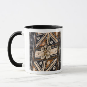Tasse Polynésie, Royaume des Tonga. Détail de tapa