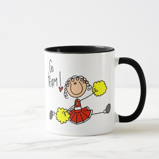 Tasse Pom-pom girl rouge (Droite)