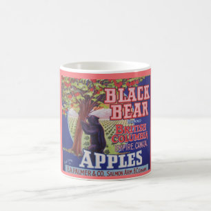 Tasse Pommes Ours Noir