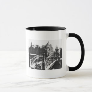 Tasse Pont dans le Speicherstadt Hambourg, c.1910