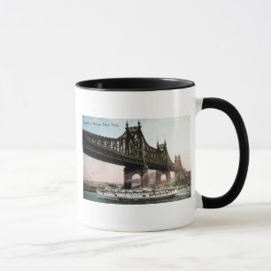 Tasse Pont de Queensboro vers New York City