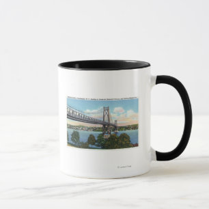 Tasse Pont Mid-Hudson à Roosevelt Nat'l Historique