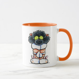 Tasse Poodle noir spa