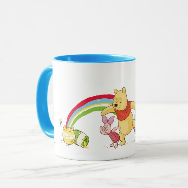 Tasse Pooh et Pals Under the Rainbow (Devant gauche)