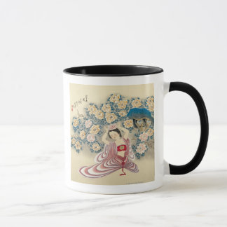 Tasse Port d'une fleur dans la tête