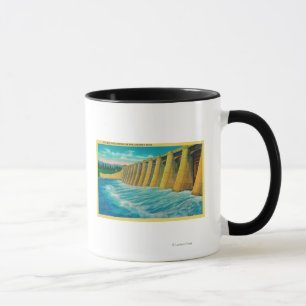 Tasse Portes de déversoir sur le barrage de Bonneville