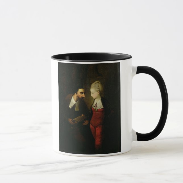 Tasse Portia et Shylock "du négociant de Venise" A (Droite)