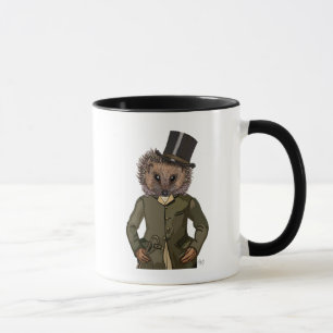 Tasse Portrait de cavalier de hérisson
