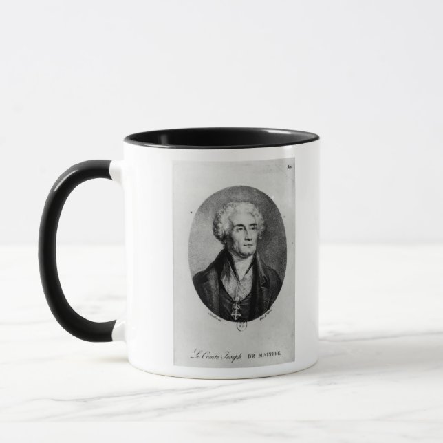 Tasse Portrait de compte Joseph de Maistre (Gauche)