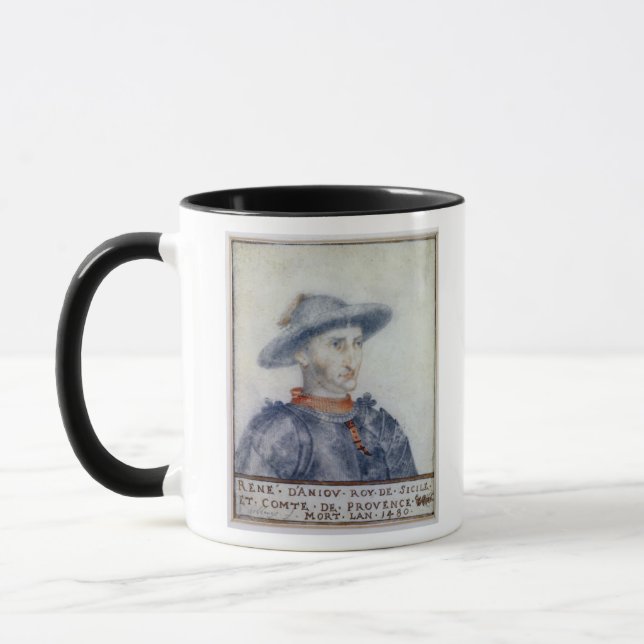 Tasse Portrait de duc de Rene I de l'Anjou (Gauche)