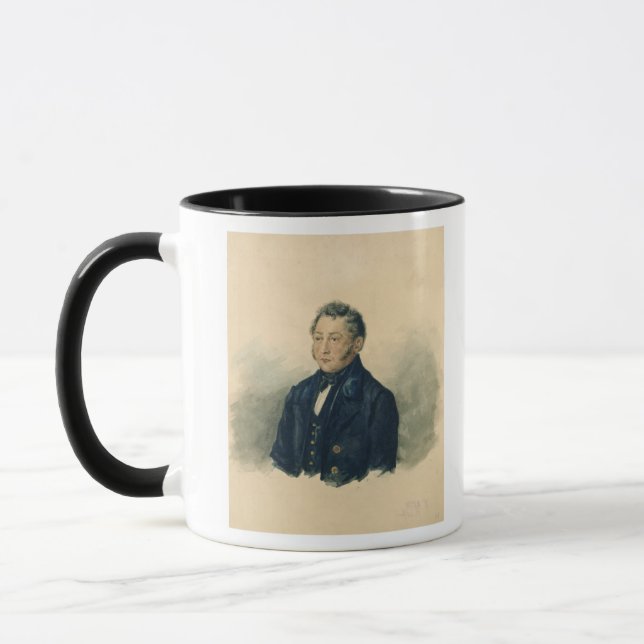 Tasse Portrait de Faddey Venediktovich Bulgarin, c.1840 (Gauche)