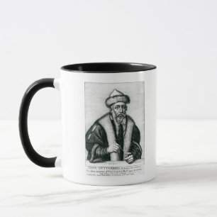 Tasse Portrait de Johannes Gutenberg