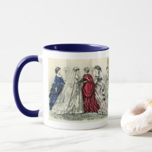 Tasse Portrait de mariage victorien vintage de la mariée