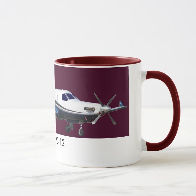 Tasse Portrait de Pilatus PC-12, Pilatus PC-12 (Droite)