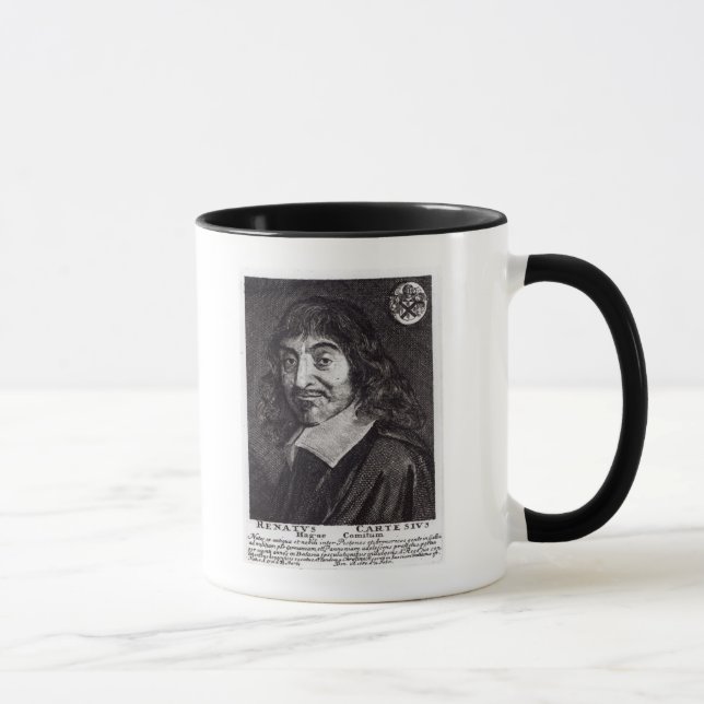Tasse Portrait de Rene Descartes (Droite)