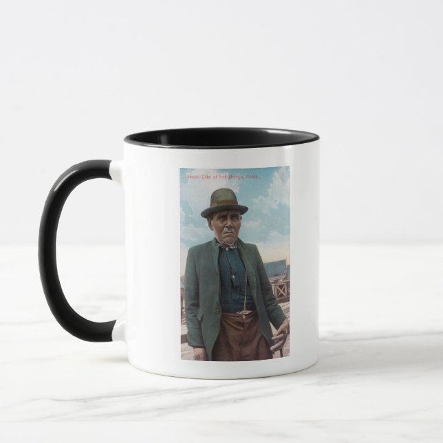 Tasse Portrait de Siwash Chef de Fort Wrangle (Gauche)