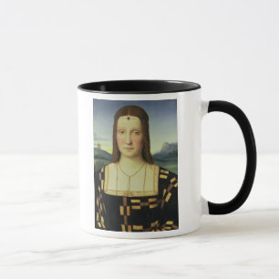 Tasse Portrait d'Elizabeth Gonzaga, c.1504 (huile sur le