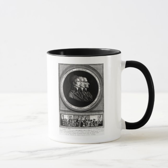 Tasse Portrait des trois consuls de la République (Droite)