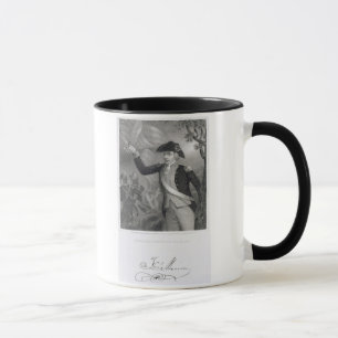 Tasse Portrait du Général Francis Marion à la bataill