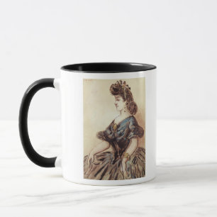 Tasse Portrait en buste d'une femme
