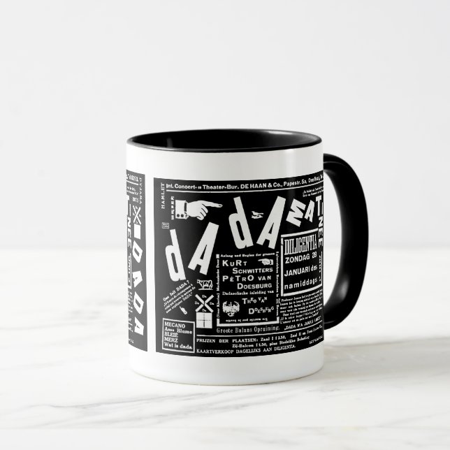 TASSE POSTE ART DADA DE 1923 (Devant droit)