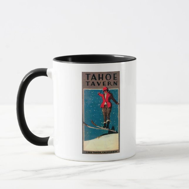 Tasse Poster de la taverne Tahoe (Gauche)