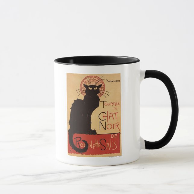Tasse Poster du conversation Noir Cabaret Troupe Black C (Droite)