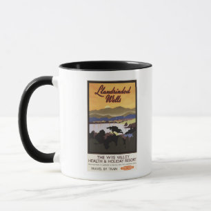 Tasse Poster du train britannique Wye Valley Resort