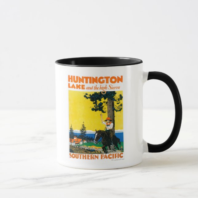 Tasse Poster promotionnel du lac Huntington (Droite)