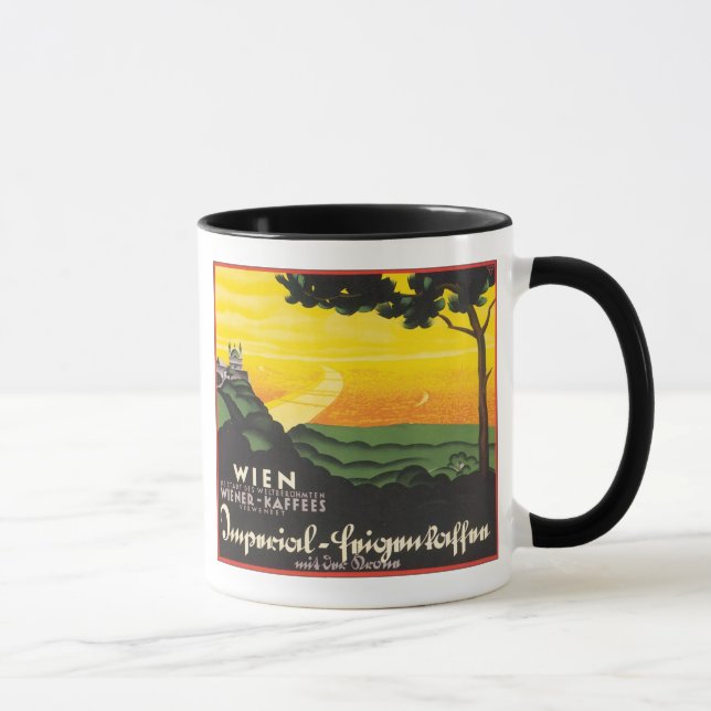 Tasse Poster Wien Travel (Droite)