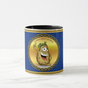 Tasse Potates de caractère avec poils verts