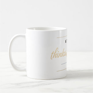 Tasse pour amateur de chien drôle 'Mon chien pense