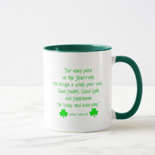 Tasse Pour chaque pétale sur le shamrock…