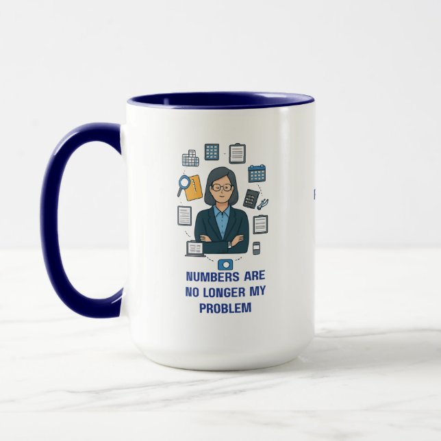 Tasse pour Comptable à la Retraite – Cadeau de Ret (Gauche)