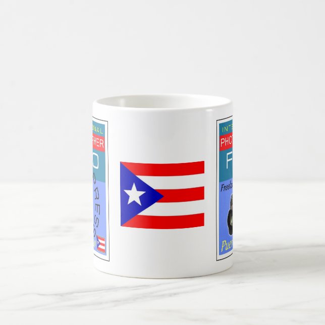 Tasse pour des photographes de Puertorrican (Centre)
