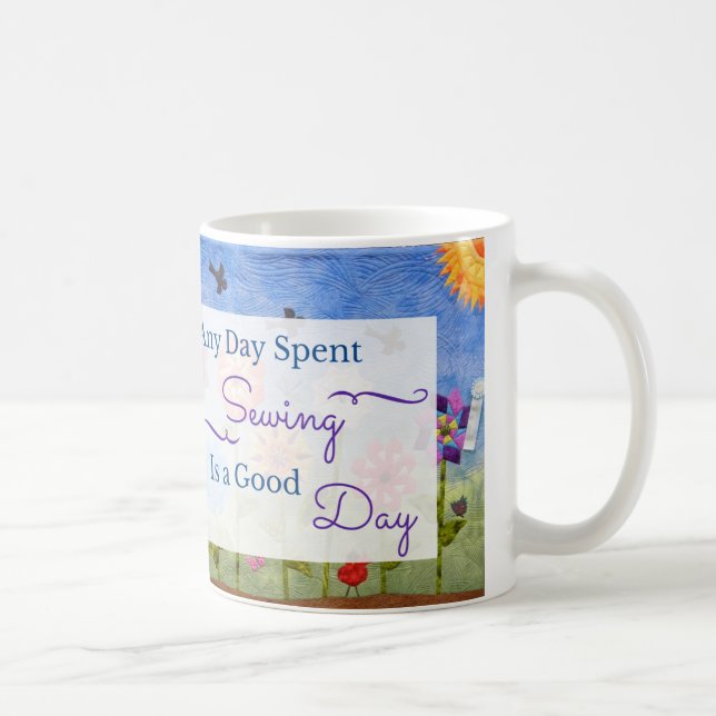 Tasse pour des quilters ou des fanatiques de (Droite)