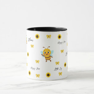 Tasse pour enfants Abeille Joyeuse Mignonne