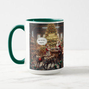 Tasse pour le long voyage de Santa