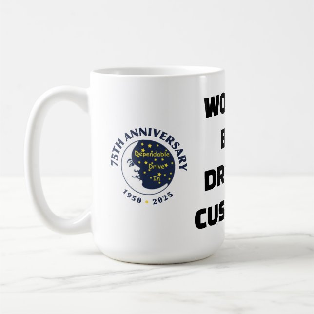 Tasse pour le meilleur client de drive-in au monde (Gauche)