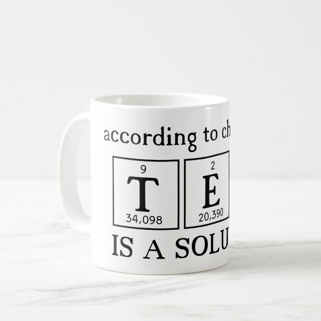 Tasse pour le professeur de chimie (Devant gauche)