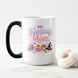 Tasse pour maman tricoteuse d'Halloween