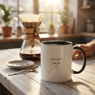 Tasse pour papa avec nom personnalisé Cadeau pour